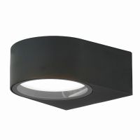 Светильник садово-парковый Feron DH1201на стену GX53 230В черный 51326