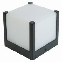 Светильник садово-парковый Feron DH0606 на стену GX53 230В черный 51336