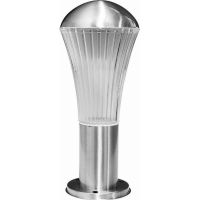 Светильник садово-парковый Feron DH0503, Техно столб, 18Вт E27 230В, серебро