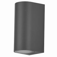 Светильник садово-парковый Feron DH023на стену GU10 MR11 230В серый 51309