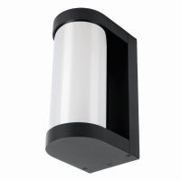 Светильник садово-парковый Feron DH1901 на стену E27 230В черный/зеркальный 52186 Светильник садово-парковый Feron DH1901 на стену E27 230В черный/зеркальный 52186