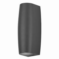 Светильник садово-парковый Feron DH025на стену 2*GU10 MR11 230В серый 51306