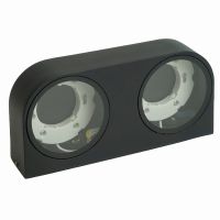 Светильник садово-парковый Feron DH1203на стену GX53 230В черный 51328