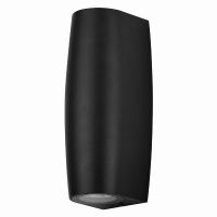 Светильник садово-парковый Feron DH015 на стену 2*GU10 MR11 230В черный 51305