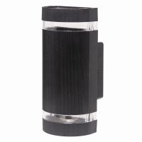 Светильник садово-парковый Feron.ONE DH1702-P на стену вверх/вниз 2*GU10 220-240В черный пластик 51540