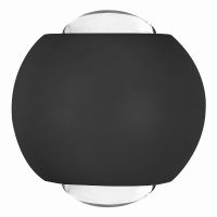 Светодиодный led светильник стационарный Feron AL51 2*1Вт 3000K черный 51131