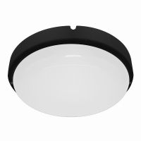 Светильник светодиодный led пылевлагозащищённый Feron AL3005 в пластиковом корпусе 12Вт 6500K 220В IP65 черный 51470