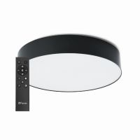 Светодиодный led управляемый светильник Feron AL6200 “Simple matte” тарелка 80Вт 3000К-6500K черный