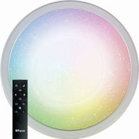 Светодиодный управляемый светильник накладной Feron AL5700 STARLIGHT тарелка 70Вт  RGB + CCT 3000К-6500K  управляемый