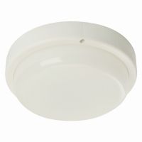 Светильник светодиодный led пылевлагозащищённый с оптико- акустическим датчиком Feron AL3008 в пластиковом корпусе 18Вт 4000K 220В IP65 белый 48997