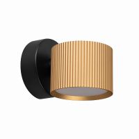 Светильник  настенный Feron HL4580 ARIA 12Вт 230ВGX53 золото+черный IP20 51677