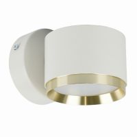 Светильник настенный Feron HL4598 Barrel DUET 12Вт 230ВGX53 белый + золото IP20 52020 Светильник настенный Feron HL4598 Barrel DUET 12Вт 230ВGX53 белый + золото IP20 52020