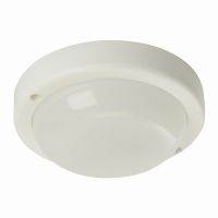 Светильник светодиодный led пылевлагозащищённый с оптико- акустическим датчиком Feron AL3008 в пластиковом корпусе 8Вт 4000K 220В IP65 белый 48996