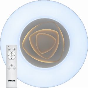 Светодиодный управляемый светильник накладной Feron AL5500 ROSE тарелка 80Вт 3000К-6500K 41143