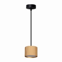 Светильник потолочный Feron Barrel HL4588 ARIA  levitation 12Вт 230В GX53 золото + черный на подвесе 1.7 м 51681