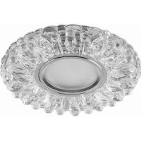 Светильник встраиваемый с белой LED подсветкой Feron CD914 потолочный MR16 G5.3 прозрачный