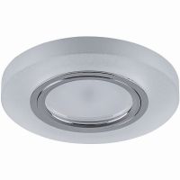 Светильник встраиваемый с белой LED подсветкой Feron CD8060 потолочный MR16 G5.3 белый матовый