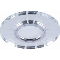 Светильник встраиваемый с LED подсветкой Feron CD982 потолочный MR16 G5.3 прозрачный, хром
