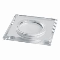 Светильник встраиваемый с белой LED подсветкой Feron CD8150 потолочный MR16 G5.3 белый