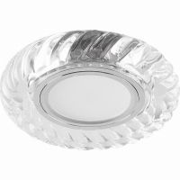 Светильник встраиваемый с LED подсветкой Feron CD986 потолочный MR16 G5.3 прозрачный