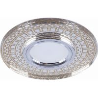 Светильник встраиваемый с LED подсветкой Feron CD981 потолочный MR16 G5.3 прозрачный, золото