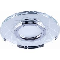 Светильник встраиваемый с LED подсветкой Feron CD983 потолочный MR16 G5.3 прозрачный, хром