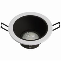 Светильник встраиваемый Feron DL3113 потолочный MR16 G5.3 белый + черный 51365