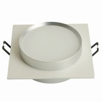 Светильник встраиваемый Feron DL506 потолочный GX53 белый + серебро квадрат 51361 Светильник встраиваемый Feron DL506 потолочный GX53 белый + серебро квадрат 51361