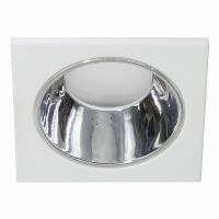 Светильник встраиваемый Feron DL3112 потолочный MR16 G5.3 белый + хром 51406 Светильник встраиваемый Feron DL3112 потолочный MR16 G5.3 белый + хром 51406