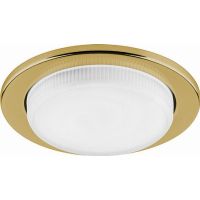 Светильник встраиваемый Feron DL53 потолочный GX53 золотистый