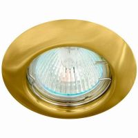 Светильник встраиваемый Feron DL13 потолочный MR16 G5.3 золотистый