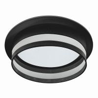 Светильник встраиваемый Feron DL702 LUNA потолочный GX70 черный круг 51098