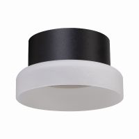 Светильник потолочный Feron HL460 Barrel OPAL 12Вт 230В GX53 черный 51683