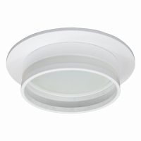 Светильник встраиваемый Feron DL502 LUNA потолочный GX53 белый круг 51089 Светильник встраиваемый Feron DL502 LUNA потолочный GX53 белый круг 51089