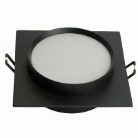 Светильник встраиваемый Feron DL506 потолочный GX53 черный круг 51357