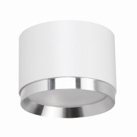 Светильник потолочный Feron Barrel DUET HL459  12Вт 230ВGX53 белый + хром IP20 51688