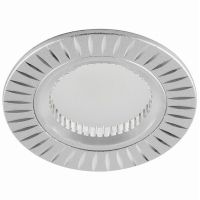 Светильник встраиваемый Feron GS-M394 потолочный MR16 G5.3 серебристый