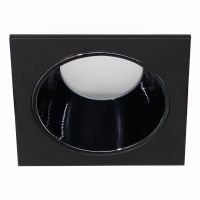 Светильник встраиваемый Feron DL3112 потолочный MR16 G5.3 черный + черный хром 51408 Светильник встраиваемый Feron DL3112 потолочный MR16 G5.3 черный + черный хром 51408