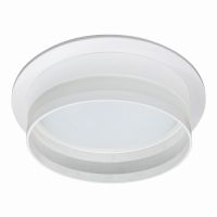 Светильник встраиваемый Feron DL702 LUNA потолочный GX70 белый круг 51097