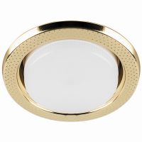 Светильник встраиваемый Feron DL5042 потолочный GX53 золото Светильник встраиваемый Feron DL5042 потолочный GX53 золото