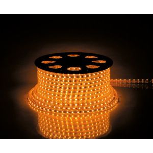 Cветодиодная LED лента Feron LS704, 60SMD(2835)/м 4.4Вт/м  100м IP65 220В желтый 26240