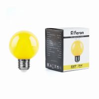 Лампа светодиодная led Feron LB-371 Шар E27 3Вт желтый Лампа светодиодная led Feron LB-371 Шар E27 3Вт желтый
