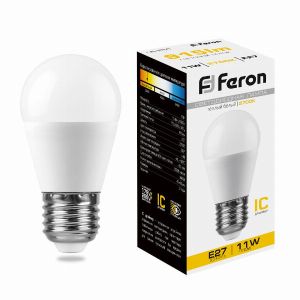Лампа светодиодная led Feron LB-750 Шарик E27 11Вт 2700K 25949