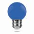 Лампа светодиодная led Feron LB-37 Шарик E27 1Вт Синий 25118