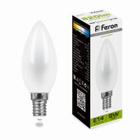 Лампа светодиодная led Feron LB-73 Свеча E14 9Вт 4000K
