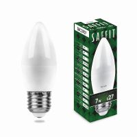 Лампа светодиодная led SAFFIT SBC3707 Свеча E27 7Вт 4000K