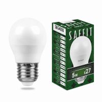 Лампа светодиодная led SAFFIT SBG4505 Шарик E27 5Вт 4000K