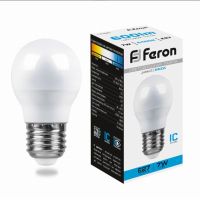 Лампа светодиодная led Feron LB-95 Шарик E27 7Вт 6400K