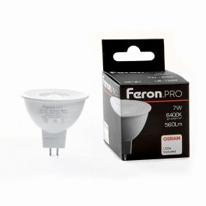 Лампа светодиодная led Feron.PRO LB-1607 G5.3 7Вт 6400K 38181
