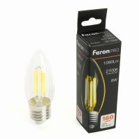 Лампа светодиодная led Feron.PRO LB-1208 Свеча E27 1280LM 8Вт 175-265В 2700K 51241